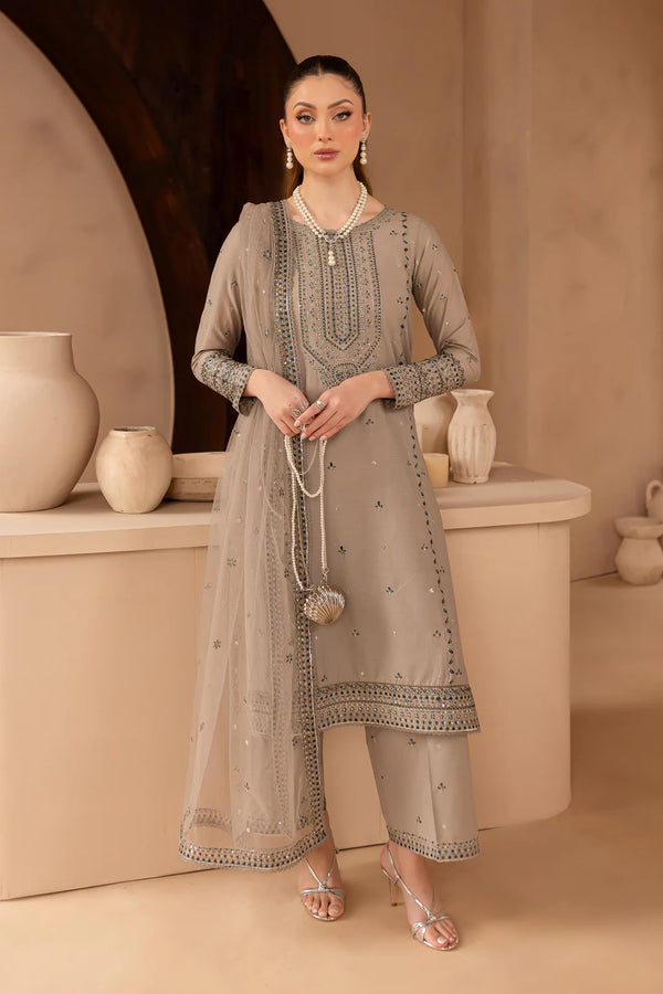 Bareeze Premium Lawn Embroidered 3pc suit MC 1031