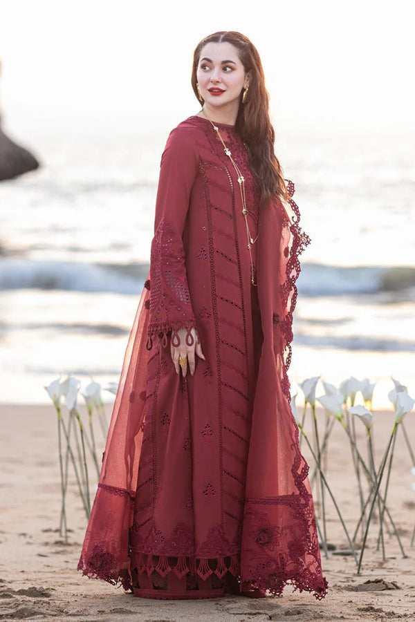 Bareeze Premium Lawn Embroidered 3pc suit MC 1032